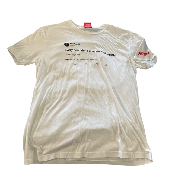 Fullsend White Short Sleeve Crew Neck Tee - Picture 1 of 5